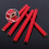 175mm Octagonal Red Carpenter Pencils 10PCS Pack for Builders 9