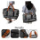 Reise-Duffelbag Oxford-Stoff Schwarz Weekender 4