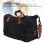Reise-Duffelbag Oxford-Stoff Schwarz Weekender 6