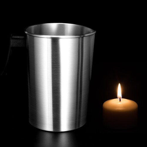 Olla para verter velas, construcción de aluminio. 1