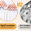 150ml Nail Art Makeup Polish Plastic Pump Dispenser Bottle Remover White 7