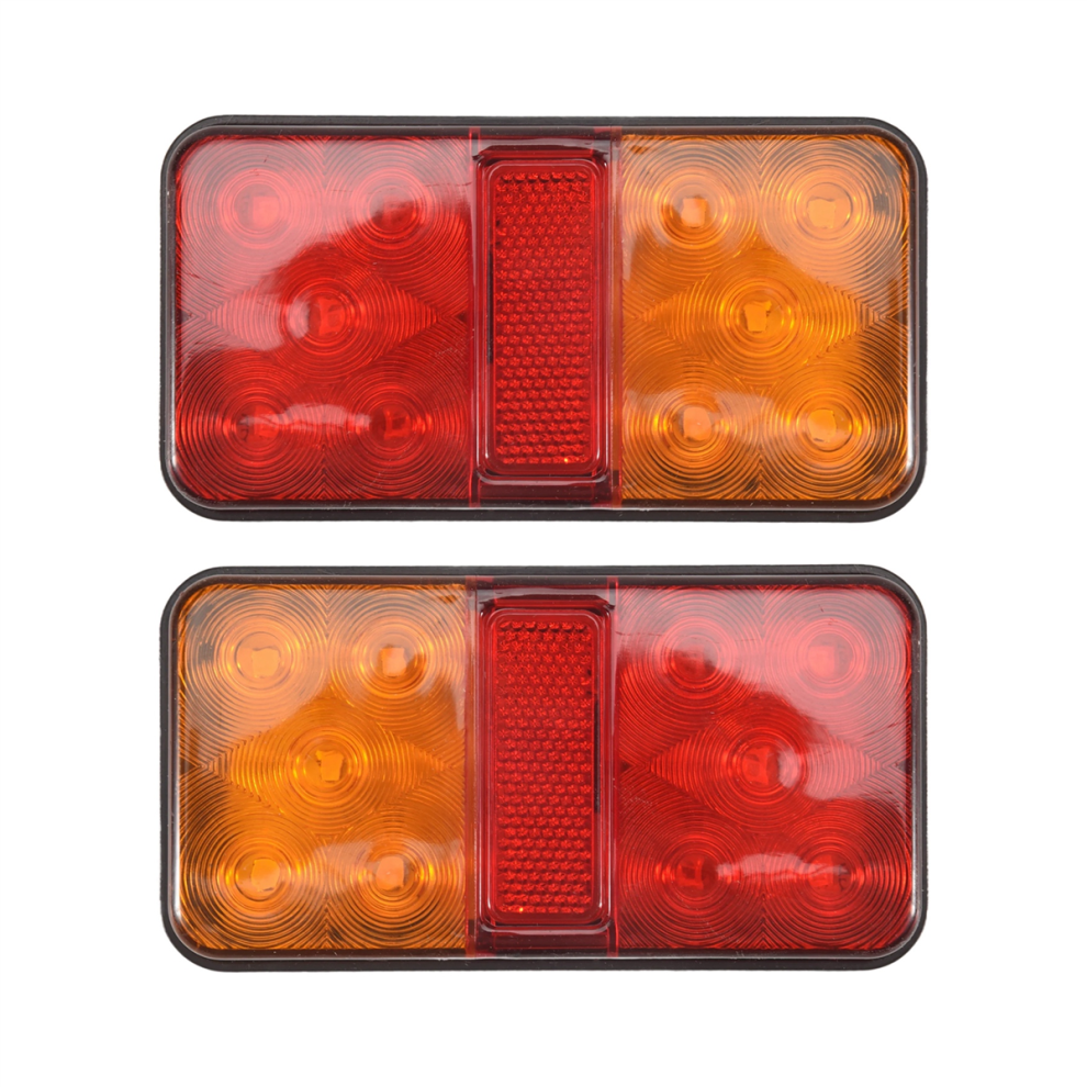 2Pcs 12V 10Led Waterproof Truck Trailer Truck Tail Indicator Light 4713779628219