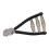 Starting Stringing Clamp with 3 Springs Rubber Handle Aluminum Sports Racket Tool 14