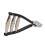 Starting Stringing Clamp with 3 Springs Rubber Handle Aluminum Sports Racket Tool 1