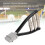 Starting Stringing Clamp with 3 Springs Rubber Handle Aluminum Sports Racket Tool 6