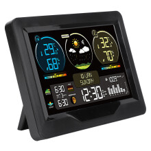 Termometro digitale meteorologico ABS orologio wireless