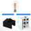 Ender 3 S1 Pro kit extrudeur argenté 4 buses de 0,4 mm 12