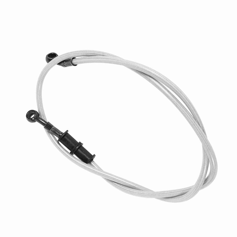 50Cm Steel Braided Motorcycle Brake Clutch Hose Line Uk Silver 4661334516221
