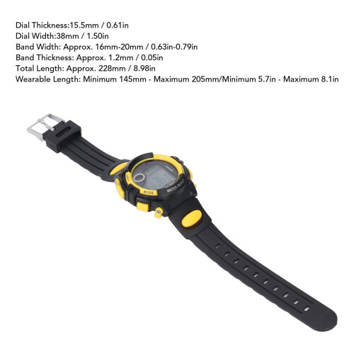 LR1130 75mAh Kinderuhr 228mm verschiedene Farben 1