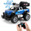 Auto RC 1:18 blu 500mAh 23.5x13x12.5cm LED 3