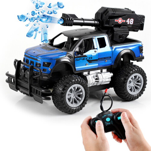 Auto RC 1:18 blu 500mAh 23.5x13x12.5cm LED 2