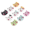 100pcs Cat Wooden Button Sewing Scrapbooking Colorful 2