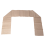 Burlap Doily Roll-30CMx275cm. Anti-Slip Blanket with Edge Design 2