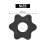 1 Pairs Dumbbell Hex Nut,Dumbbell Rod Nut, Collars 6