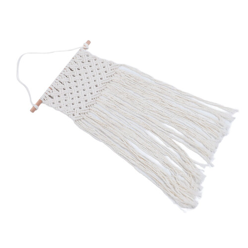 Stile Boho Frange Tappeto da Parete 35x63 cm Cotone