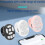 Rolling Ring 50 mAh weiße Bluetooth-Kamera iOS 15 5