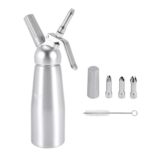 Professional Whipped Cream Dispenser Stainless Steel 500ML Capacity 1