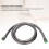 Manguera de ducha de acero inoxidable de 4.9ft, Extensión flexible 6