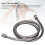 Manguera de ducha de acero inoxidable de 4.9ft, Extensión flexible 5