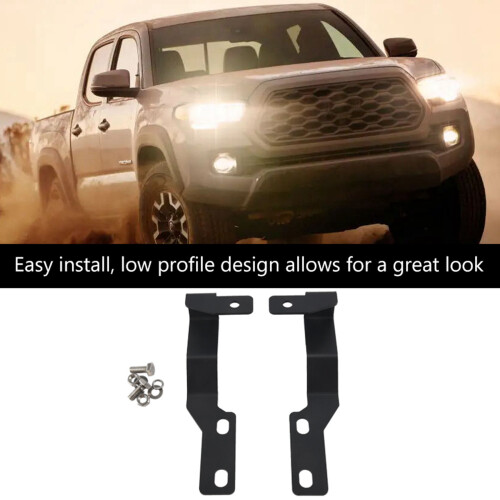 Front Hood LED Light Mounting Bracket Kit for 2005-15 2
