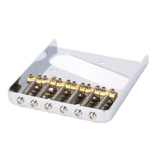 Puente con selletas de barril de latón para 6 cuerdas, 54 mm