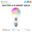 Smart Light Bulbs WiFi LED Bulb 9W RGB Voice Control 5
