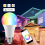 Smart Light Bulbs WiFi LED Bulb 9W RGB Voice Control 7