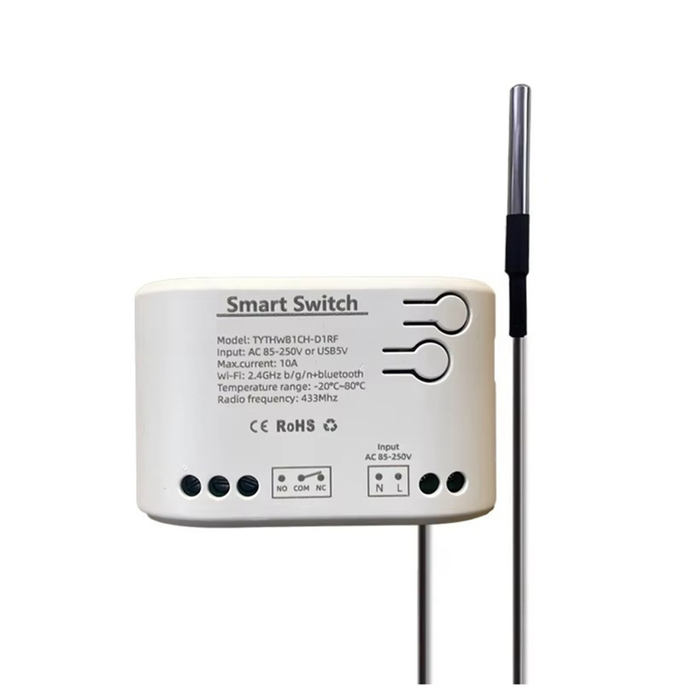 Tuya Smart Life Wifi Switch Relay Ac 85-250V 4713779611082