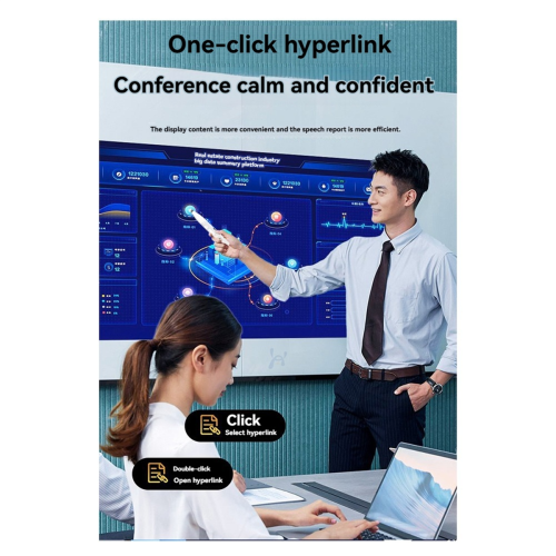 Wireless Presenter Remote Battery Level Display Stylus 2