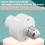 E27 Socket Smart Voice Light Bulbs Adapter E27 Led Lamp Holder Base 5