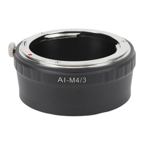 F-Mount auf M4/3 Objektivadapter, Aluminium Pro