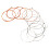 Alice A2012 12-String Guitar Strings 12pcs Stainless Steel Core Coated Copper 3