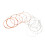 Alice A2012 12-String Guitar Strings 12pcs Stainless Steel Core Coated Copper 1