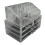 Durchsichtiger Make-up-Organizer 4-Schubladen 23,5x13,5x10,5cm 16