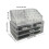 Durchsichtiger Make-up-Organizer 4-Schubladen 23,5x13,5x10,5cm 2