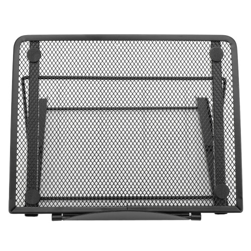 Supporto per laptop regolabile pieghevole nero 24x19x1.7cm 2