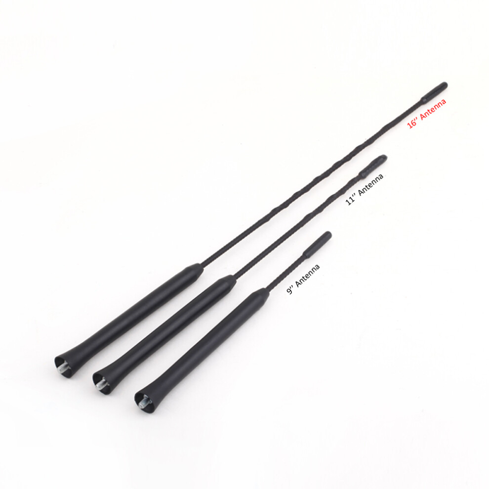 16Â³ Screw-In Am/Fm Roof Antenna Whip Mast 7901334525487