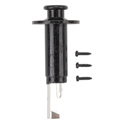 6,35 mm Mono Endpin-Ausgangsbuchse – Messinglegierung – Schwarz 2