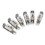 6 pezzi di selle metalliche HT-Adjust per 3-7 corde argento 1