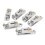 6 pezzi di selle metalliche HT-Adjust per 3-7 corde argento 9