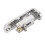 6 pezzi di selle metalliche HT-Adjust per 3-7 corde argento 7
