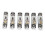 6 pezzi di selle metalliche HT-Adjust per 3-7 corde argento 16