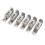 6 pezzi di selle metalliche HT-Adjust per 3-7 corde argento 15