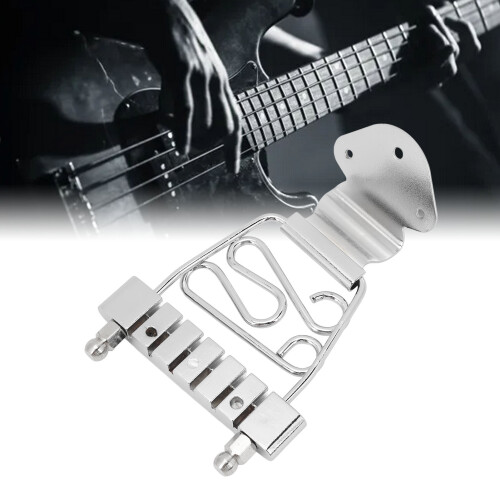 Coda trapezoidale a 6 corde, regolabile, argento.