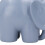 Pot en résine en forme d’éléphant 14 x 10 x 10,5 cm 6