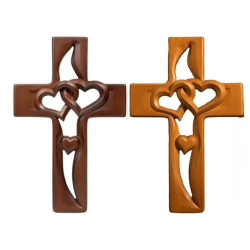 Intertwined Hearts Wooden , Intertwined Hearts Wall Hanging