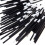 Disposable Lip Brush Wands 100pcs, 9cm, White/Black Makeup Applicators 4