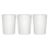 Bathroom Trash Can,Small Trash Can With Trash Bag 3pcs,White 1