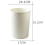 Bathroom Trash Can,Small Trash Can With Trash Bag 3pcs,White 5