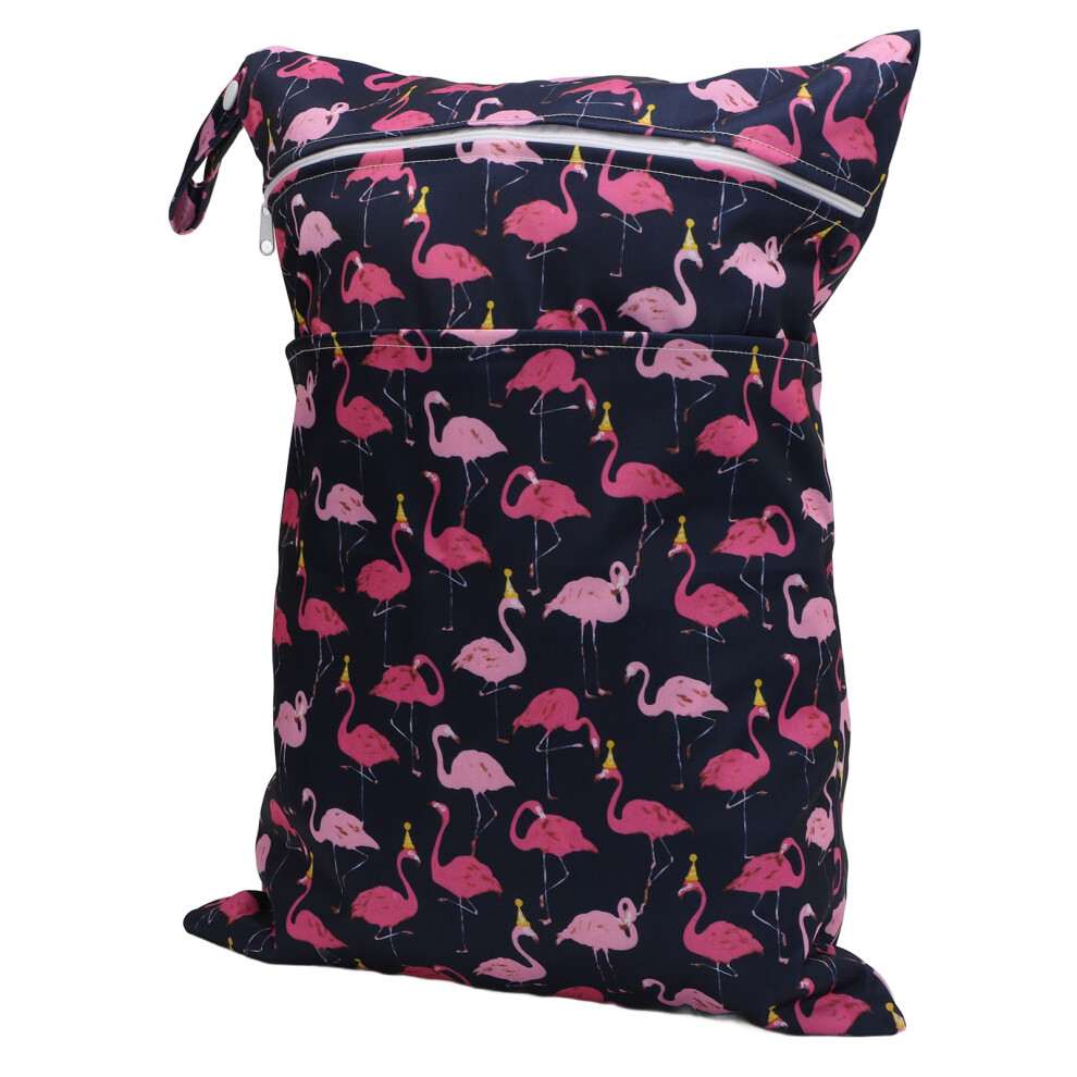 Waterproof Polyester Diaper Storage Bag T12, 40x29cm, Reusable Wet Dry Pouch